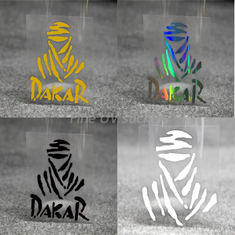 

Die-cut Decals Dakar Rally Motorcycle Stickers Racing Helmet Decals Waterproof Stickers for Off-road Vehicles, Touring Cars
