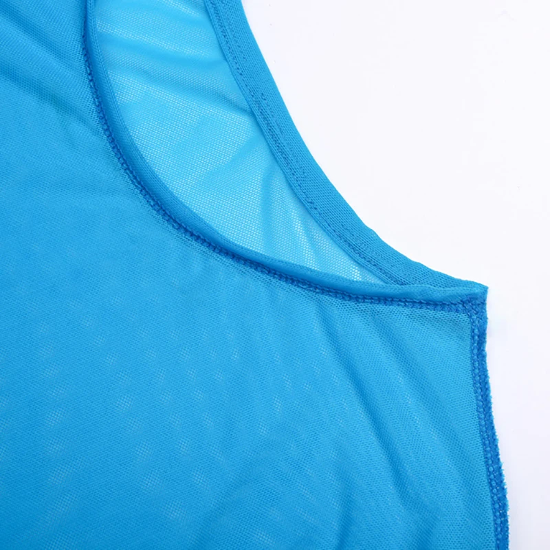 Мужская Прозрачная майка AIIOU прозрачная сетчатая с длинными рукавами нижнее