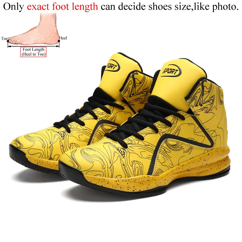 Мужские кроссовки для баскетбола ayakkabi basketbol zapatillas de basquetbol deportivas hombre trampki basket homme chaussure - Цвет: Yellow 2