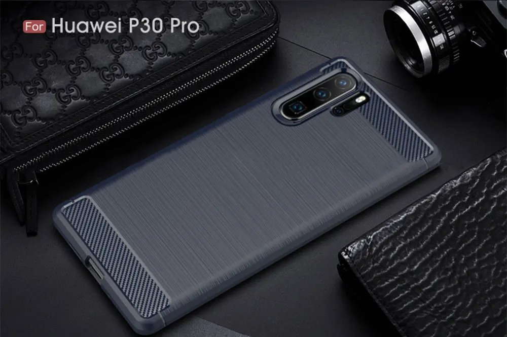 Для huawei P30 Pro Чехол P30 Чехол Мягкий бампер из углеродного волокна ТПУ Силиконовая задняя крышка для huawei P30 Lite чехол для Meizu M6s mbluS6