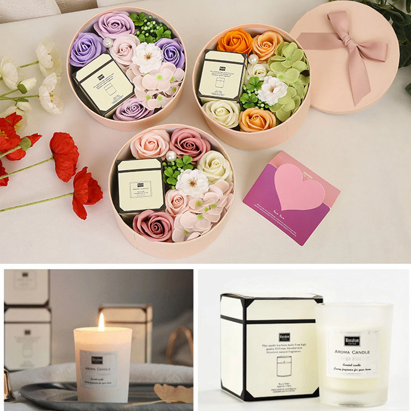 New Scented Candle Innovative Perfect Aromatherapy Soap Flower Gift Birthday Party DIY Home Wedding Decoration | Дом и сад