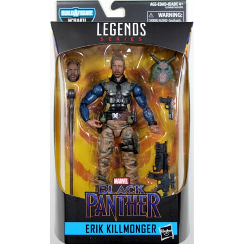 Marvel Legends Erik Killmonger Black Panther Wave 2 M'Baku BAF Фигурка Игрушка Кукла Brinquedos Фигурки Модель подарок