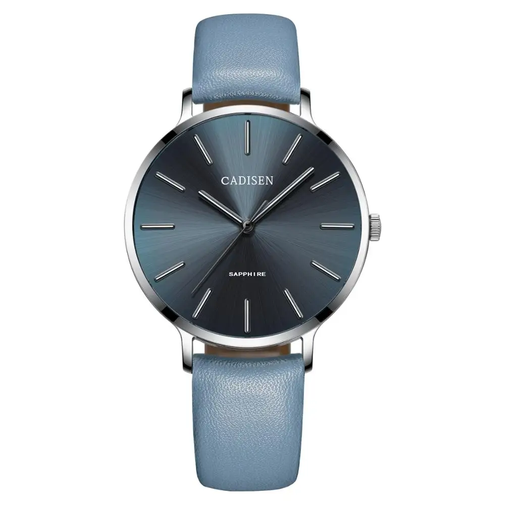 CADISEN Leisure Quartz New 2019 Thin Women Watch Luxury brand Dress Ladies Stainless steel Ultra-thin Waterproof Watches | Наручные часы