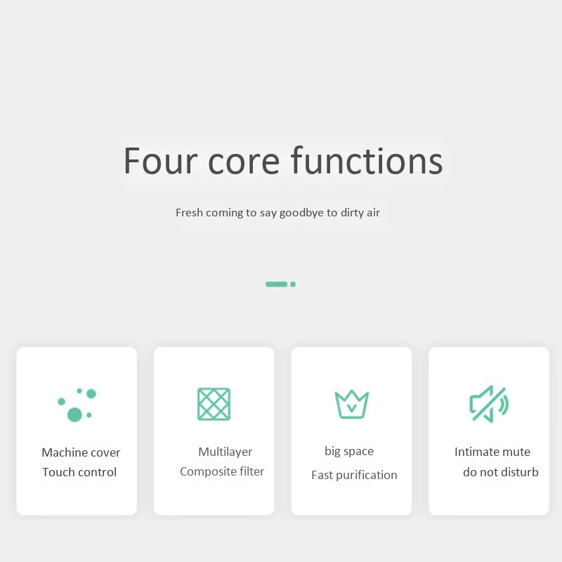 

Car Air Cleaner Multi-Layer Composite Filter Ionic Purifiers USB Charging for Smoke Formaldehyde Mini Ionizer