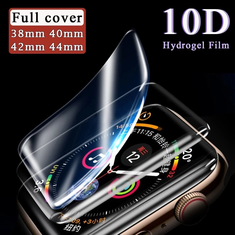 

Screen Protector Soft Film 44mm 40mm 42mm 38mm Ultra Thin Anti Scratching Water Proof Hydrogel Film for Apple Watch SE 6 5 4 3 2