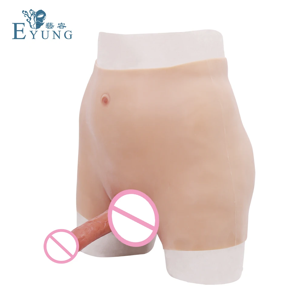 Eyung 13 см * 3 5 реалистичный фаллоимитатор трусики гибкий анальный ремешок большой