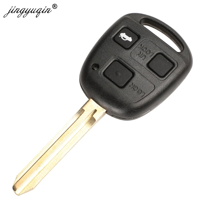 Jingyuqin 10X 2BT TOY41/TOY43/TOY47/TOY48 дистанционный ключ-брелок от машины корпус для Toyota Camry Rav4
