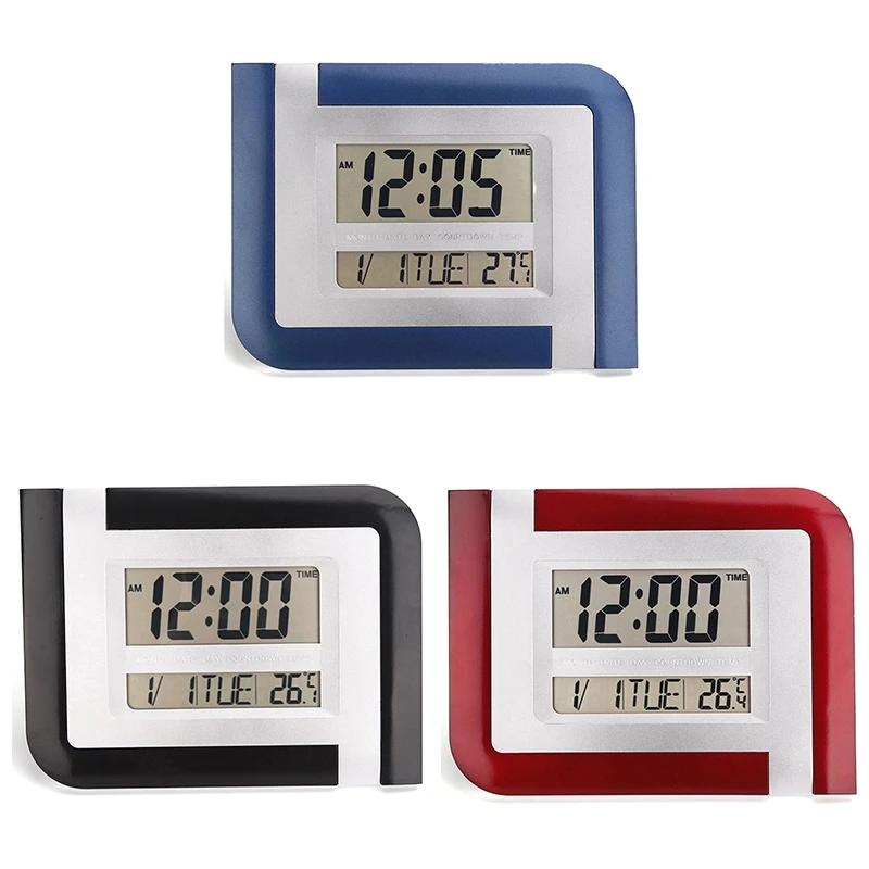 Светодиодный дисплей с большим номером электронные настенные часы повтор