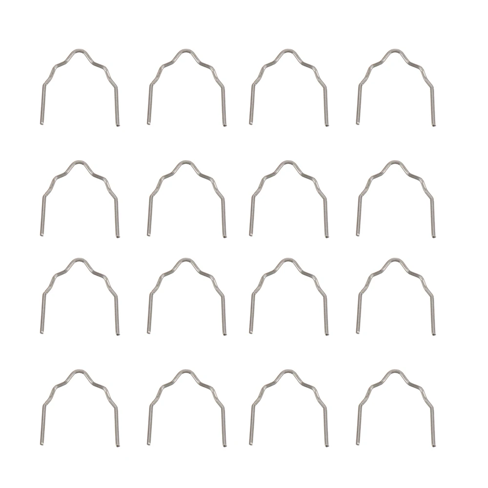 

100 шт./компл. универсальные предварительно вырезанные плоские скобы Hot Wave 0,6 мм-0,8 мм для пластикового степлера, инструмент для ремонта свароч...