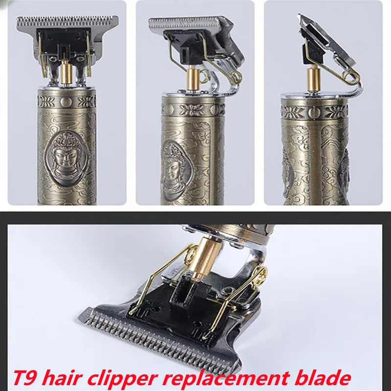 

Машинка для стрижки волос T9, профессиональный электрический триммер для бороды