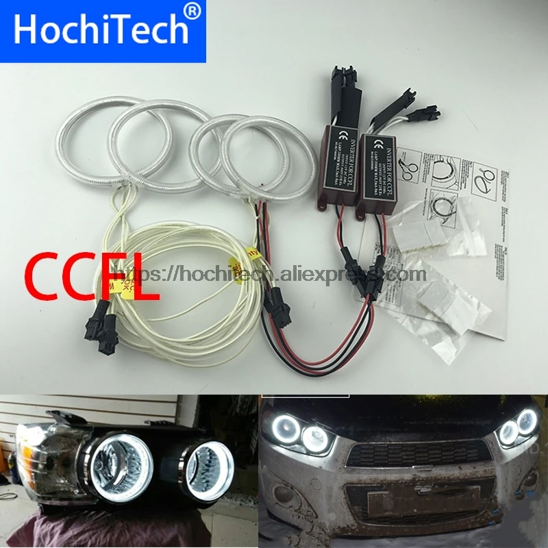 HochiTech для Chevrolet Chevy Aveo 2011 2014 Автомобильный Стайлинг белый 6000K CCFL фасветильник гало