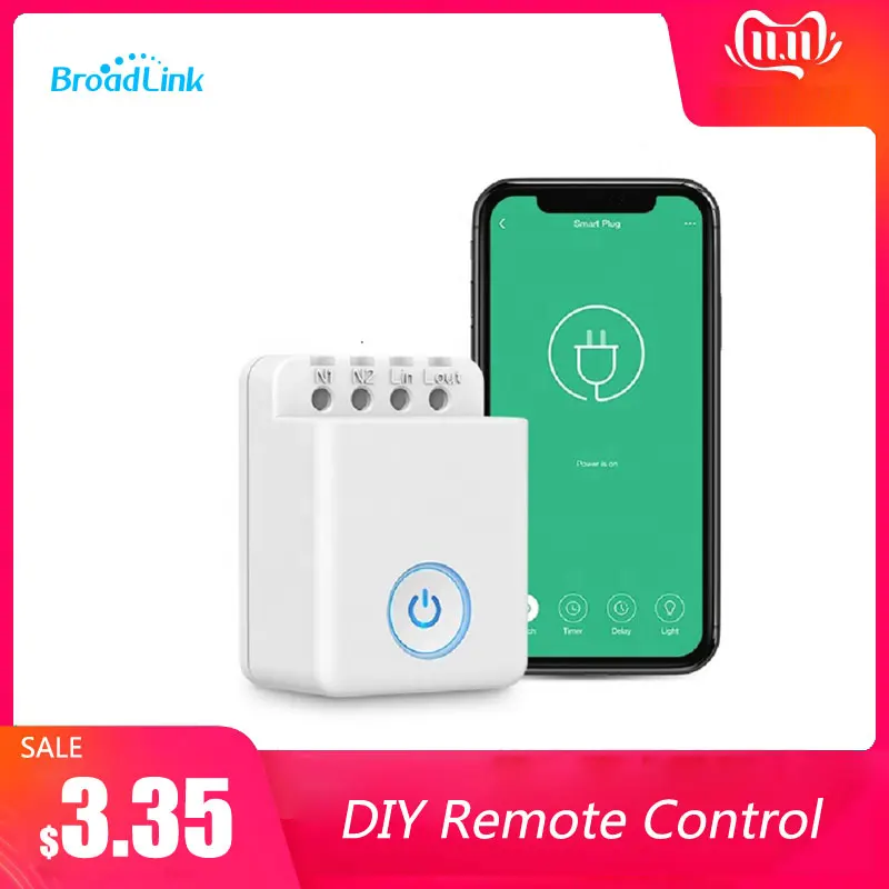BroadLink Bestcon MCB1 Wifi выключатель света Умный Модуль Автоматизации работает с Google Home и