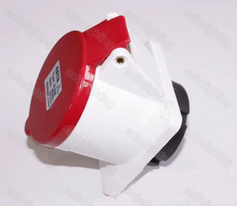 

electrical power 32 amps waterproof male and female industrial plug and socket