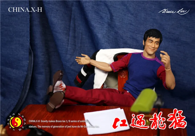 CHINA.X-H 1/6 путь дракона кунг-фу Брюс Ли Коллекция фигурка Делюкс издание