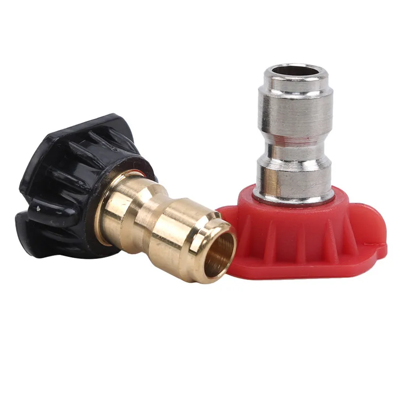 

5pcs/pack 1/4" Quick Connector Car Washing Nozzles Metal Jet Lance Nozzle High Pressure Washer Spray Nozzle