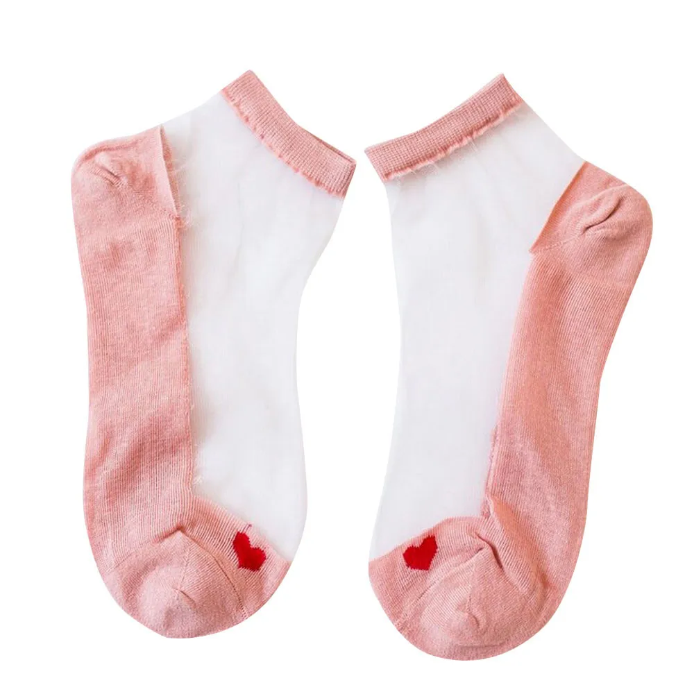 SAGACE/летние милые шелковые носки с кристаллами для девочек эластичные кружевные