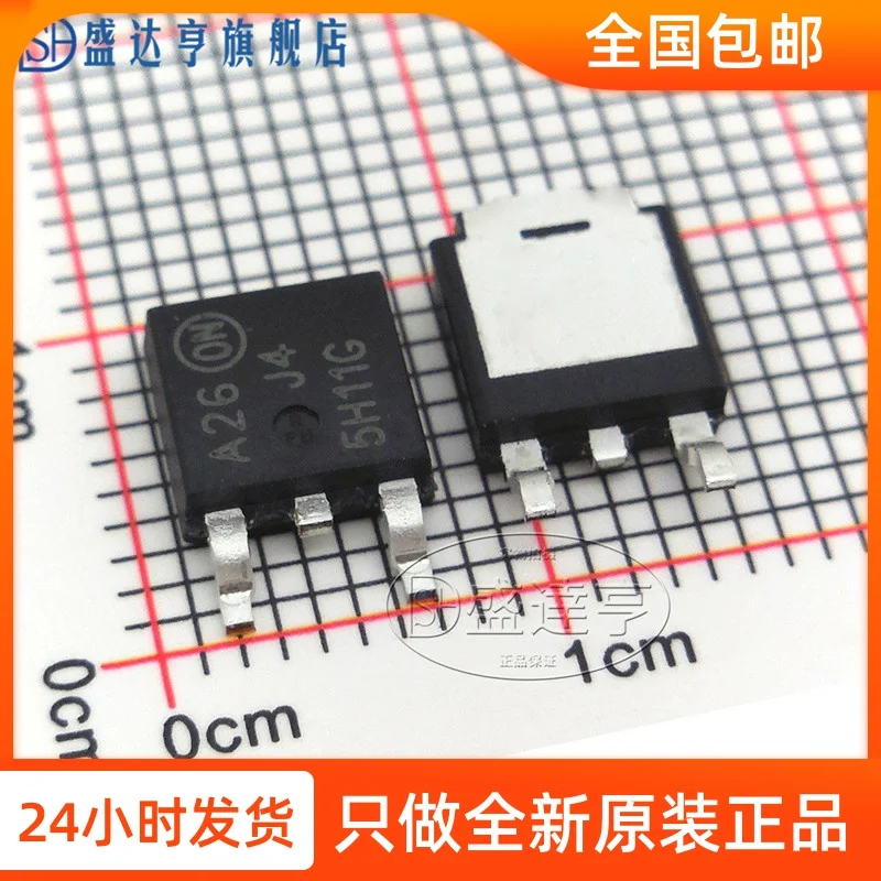 10 шт./лот MJD45H11G транзистор BJT 8A 80 в 20 Вт PNP TO252 SMD: | Электронные компоненты и