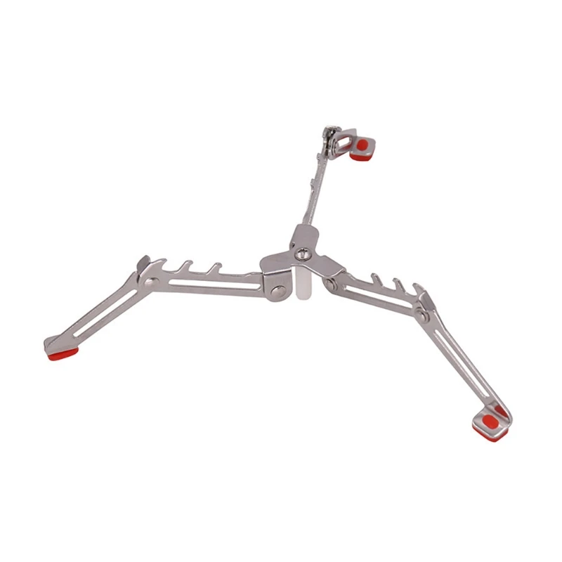 

H053 Portable Outdoor Stove Triangular Bracket Base Fixed Support Stainless Steel Folding Gas Cylinder Tripod Holder Support
