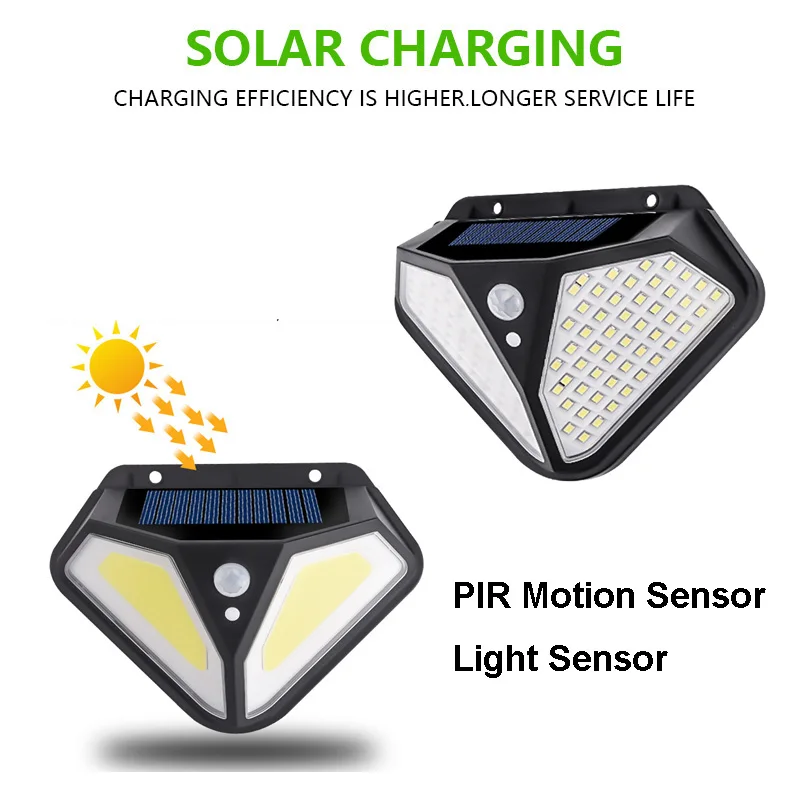 Новый светильник на солнечной энергии s наружный сад движения PIR + с датчиком