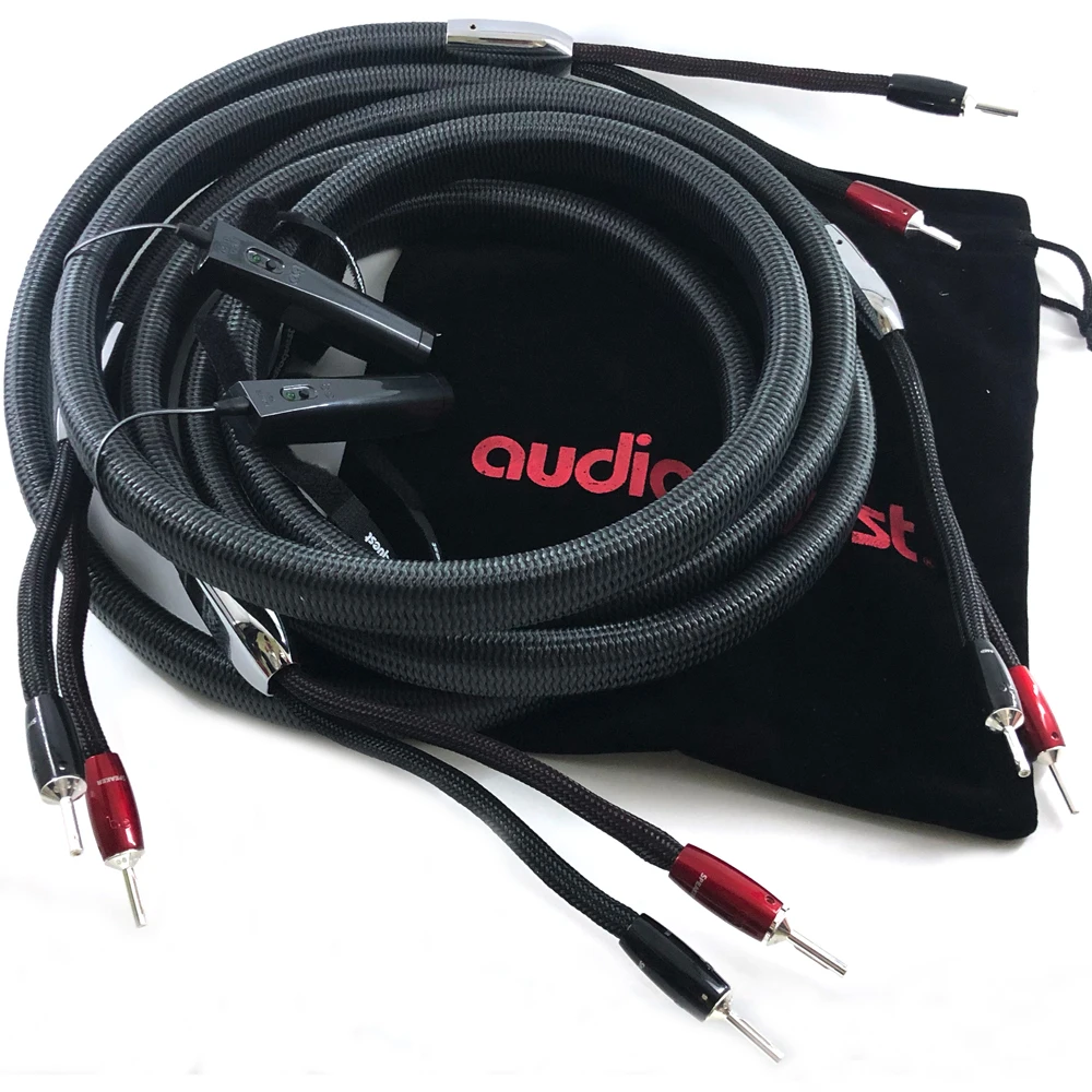 HiFi WEL Signature Audio Speaker Cable Pair 2.5M Silver Series 1000 Banana or Spade Plugs | Электроника