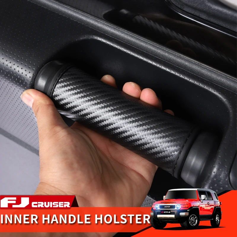 

Toyota FJ Cruiser Accessories Interior Modification Door Inner Handle Holster Leather Case Protection Cover