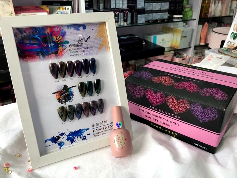 15 холодный цвет кошачьих глаз гель лак для ногтей мл |