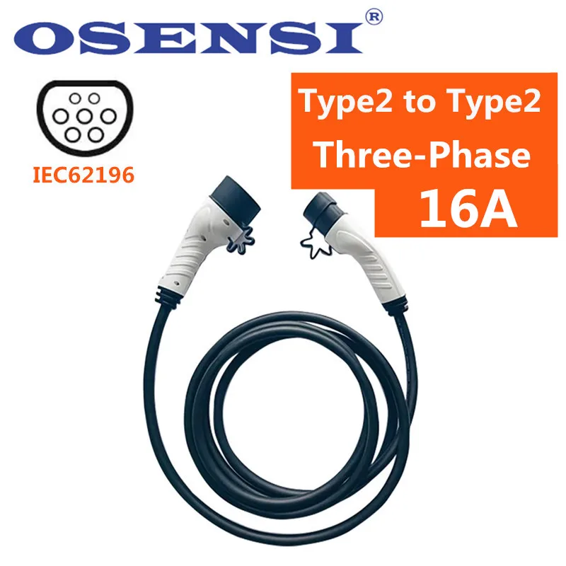 Трехфазный зарядный кабель oтранспортных средств 16 А для автомобильного