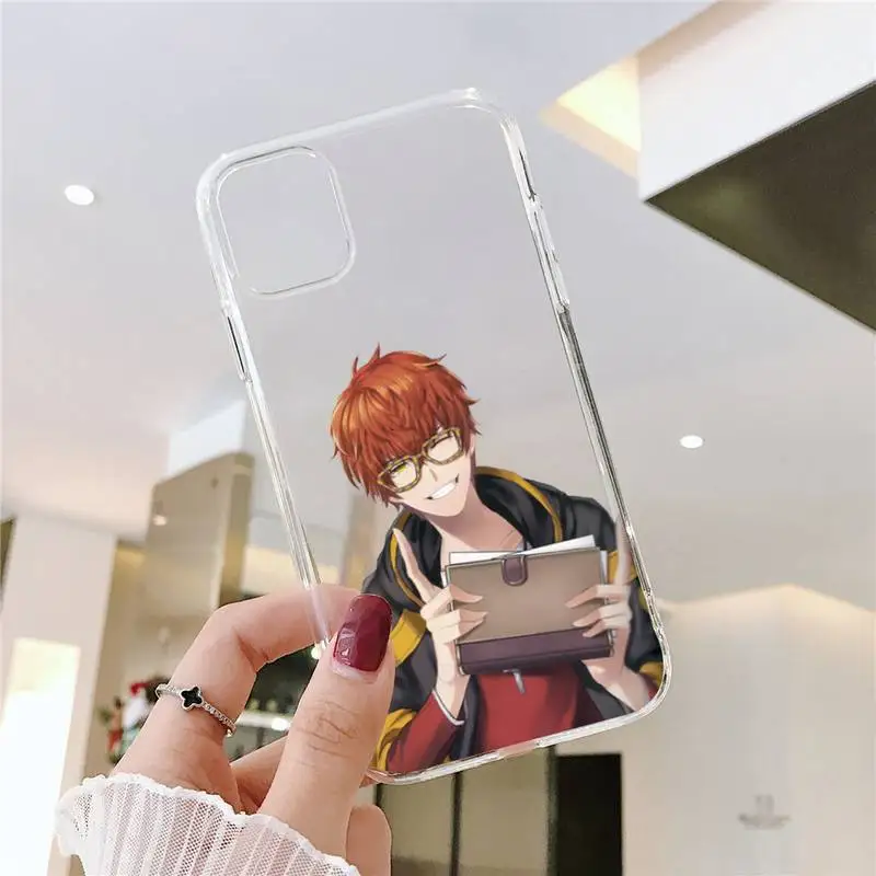 

707 Mystic Messenger Phone Case Transparent soft For iphone 5 5s 5c se 6 6s 7 8 11 12 plus mini x xs xr pro max