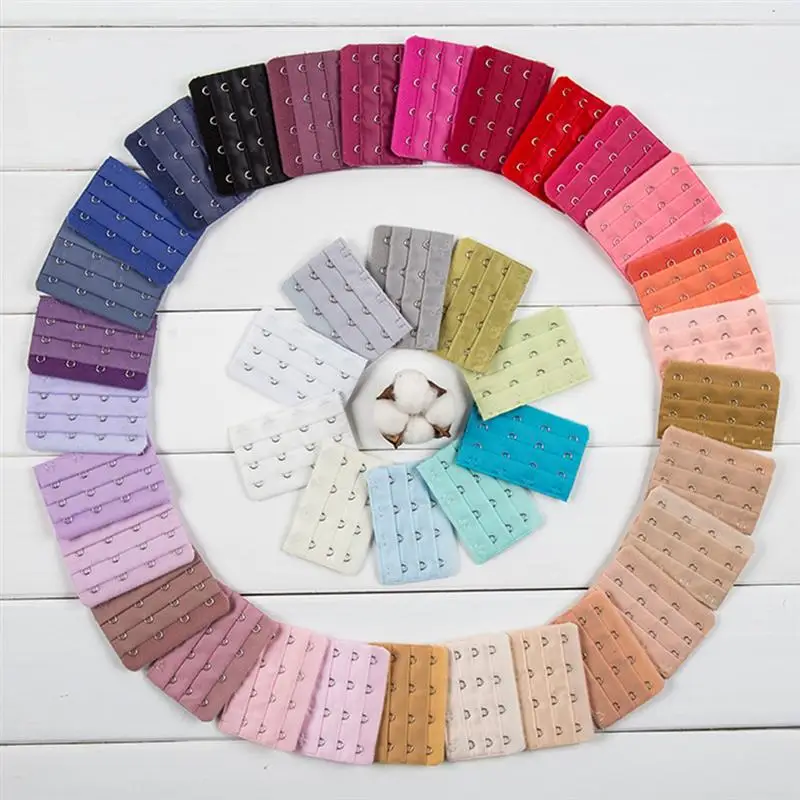 10 шт. Для женщин бюстгальтеры 3 ряда 4 кнопки эластичный практичный нижнее бельё