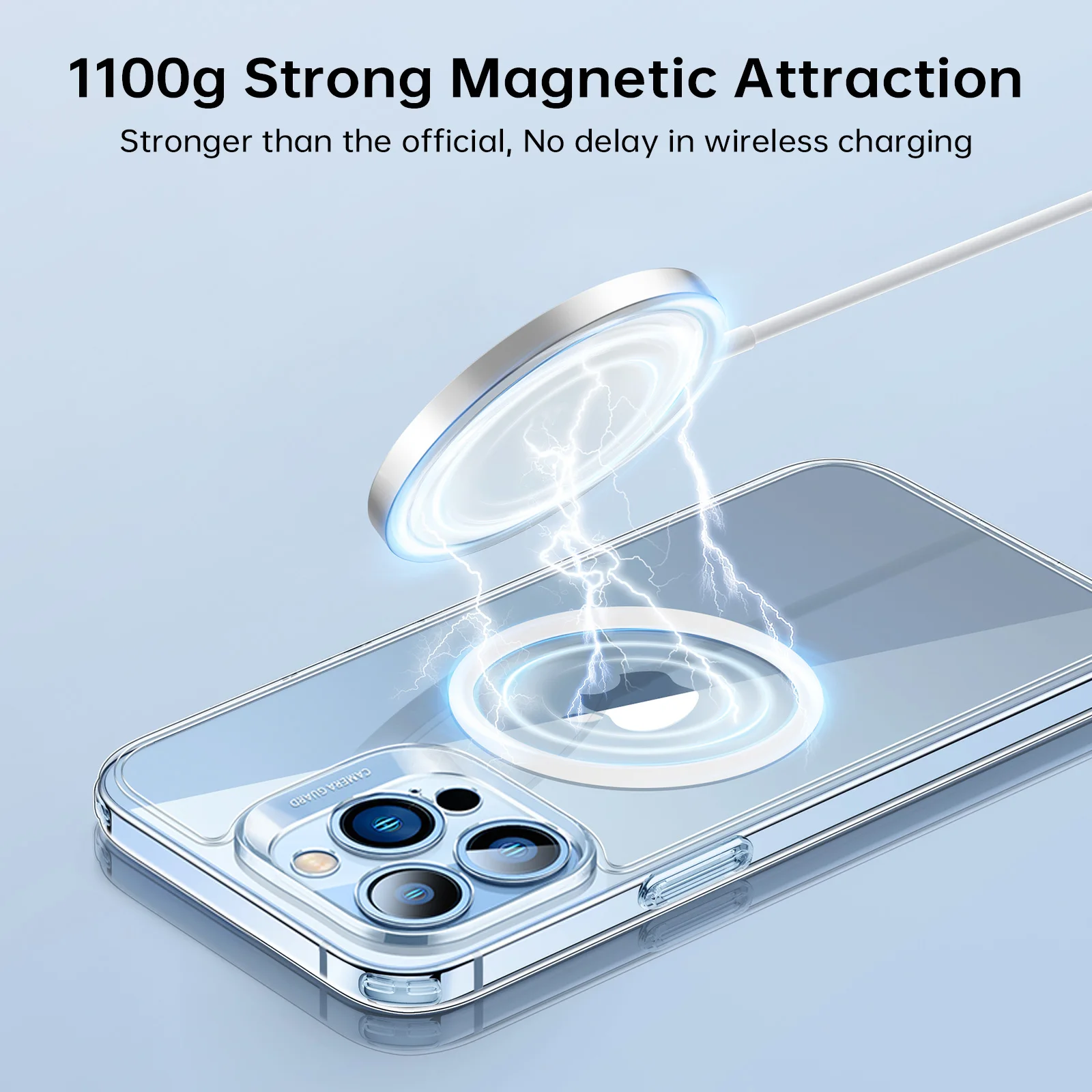 ESR Magnetic Case for iPhone 13 Pro Max Macsafe Wireless Charging Magnet Clear HaloLock | Мобильные телефоны и аксессуары