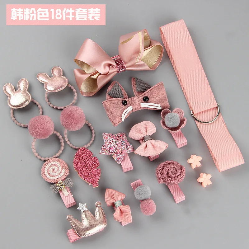 

Hair Accessories for Child 18 Pieces Girls headwear princess hairpin Super fairy cute little girl hairpin