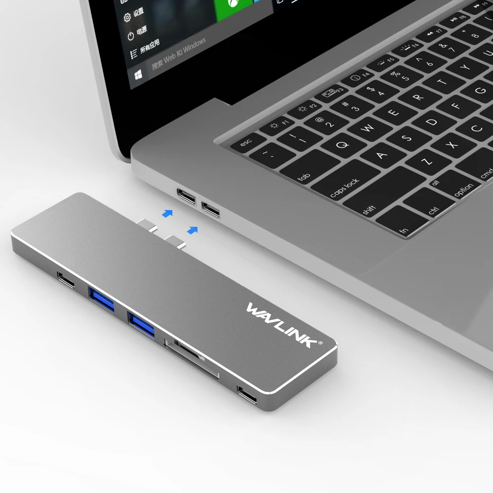 Wavlink usb хаб C концентратор для нескольких USB 3 0 HDMI адаптер 4K док станция MacBook Pro Тип
