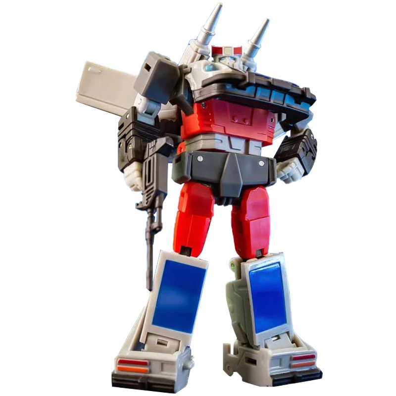 MS Toys G1 трансформер B 24 B24 Серебряная цилиндрическая серебряная металлическая мини