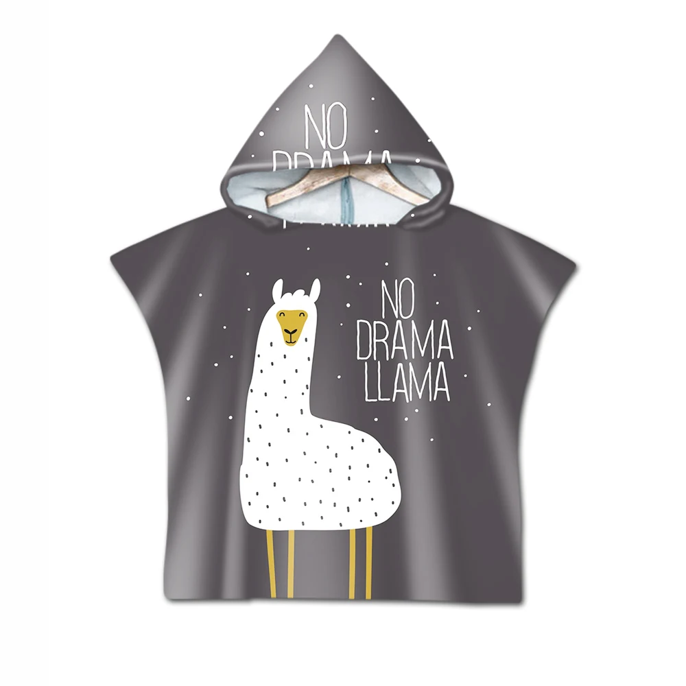 Пляжное полотенце накидка детское цветное милое пляжное альпака банное с