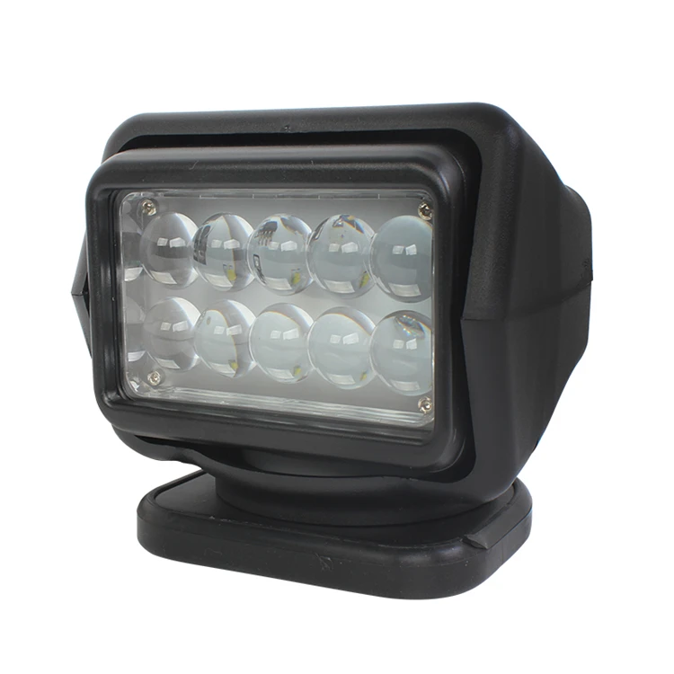 

Artsonlite A11A Ip67 Wireless Remote Control Search Light Led High Spot Power Rotating Work Spot Search Light for Car Ship Truck