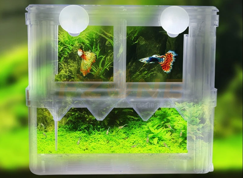 Акриловый подвесной люк коробка для детских рыбок аквариума разведения рыб и