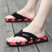 korean personality street cool outdoor non slip sandal mens slippers rubber colours women striped massage soft flip flops