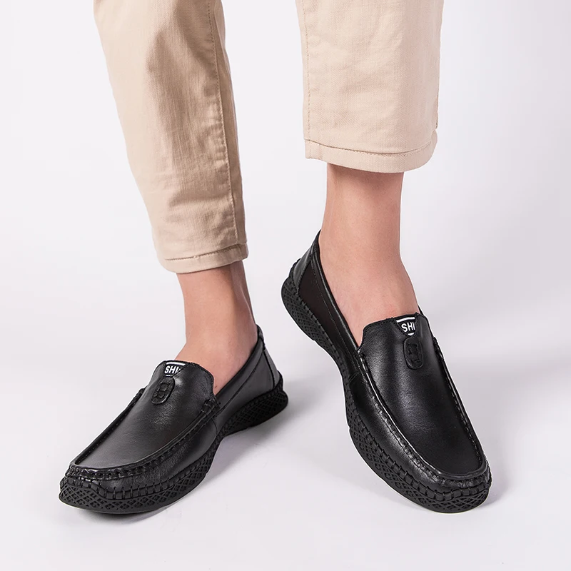 2019 мужские кожаные вечерние модельные туфли Модные дышащие Свадебные