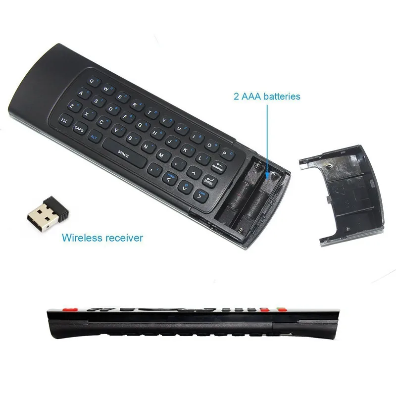 Беспроводной пульт дистанционного управления клавиатурой MX3 2 4G Air Mouse для Smart Android