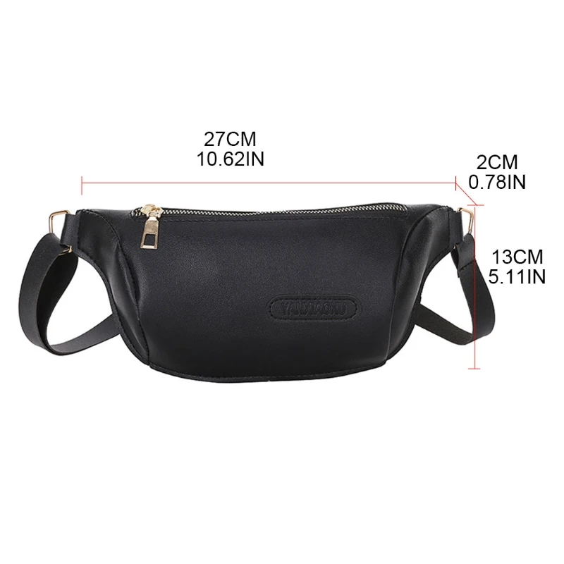 

Women Waist Bag Fanny Pack PU leather Lady Chest Bags Multifunction Travel Pouch