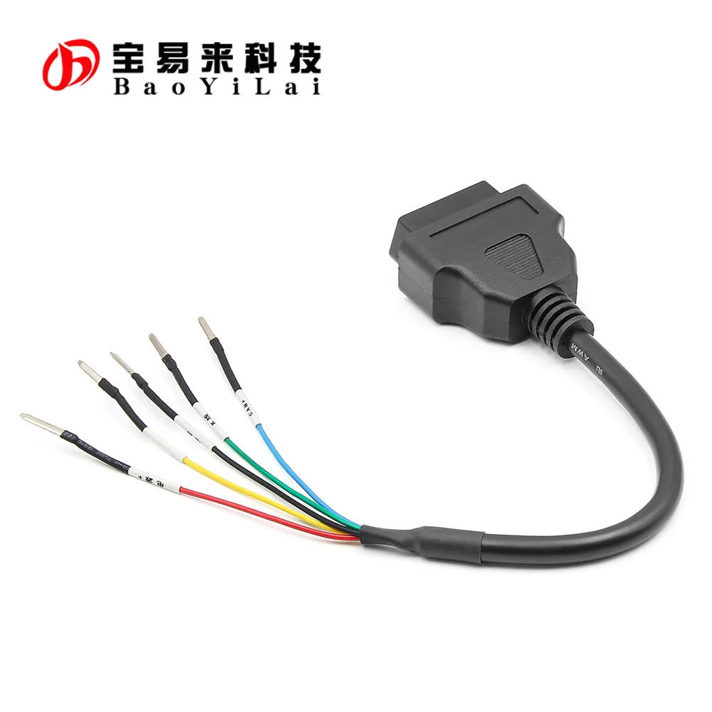 16-контактный разъем OBD для диагностики перемычек k + can |