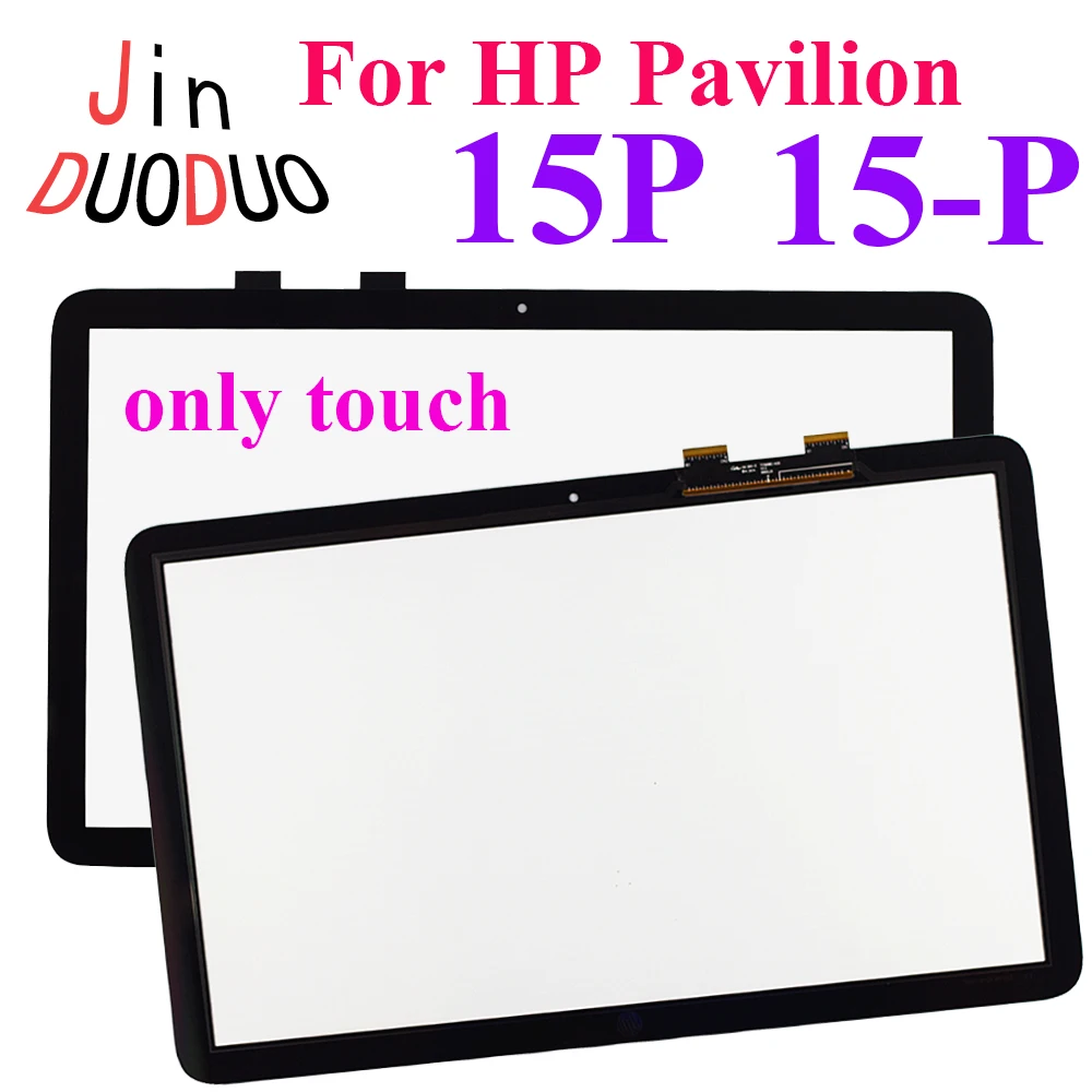 Piezas de reparación de digitalizador de Panel de cristal con pantalla táctil para HP Pavilion 15-P 15-p229sa serie 15P