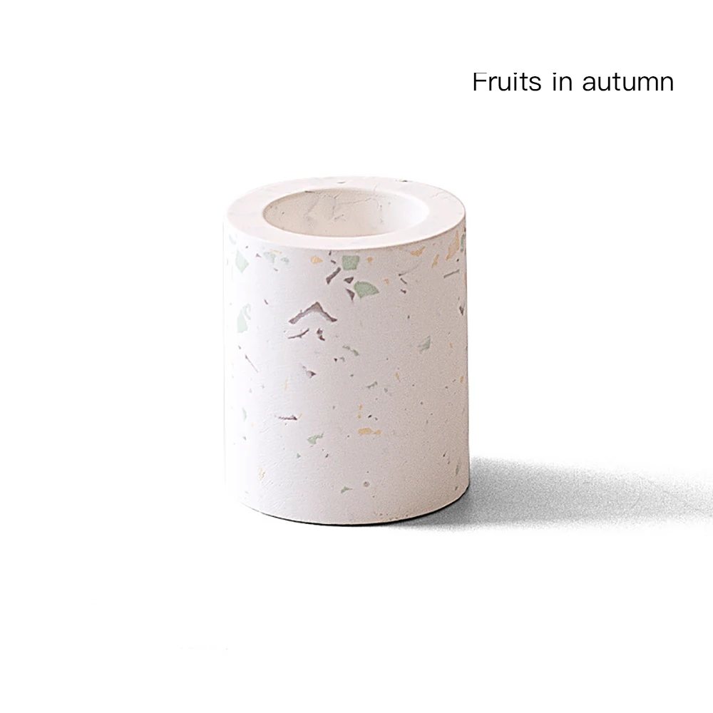 

Mini Electric Toothbrush Holder Terrazzo Toothbrush Holder Organizer Bathroom Toothbrush Cup Bath Vanity Countertop