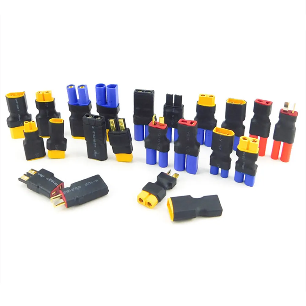 Адаптер XT30 XT60 XT90 Traxxas T Plug Deans EC5 EC3 Female to Male HXT 4 мм Разъемы штекер RC Lipo части