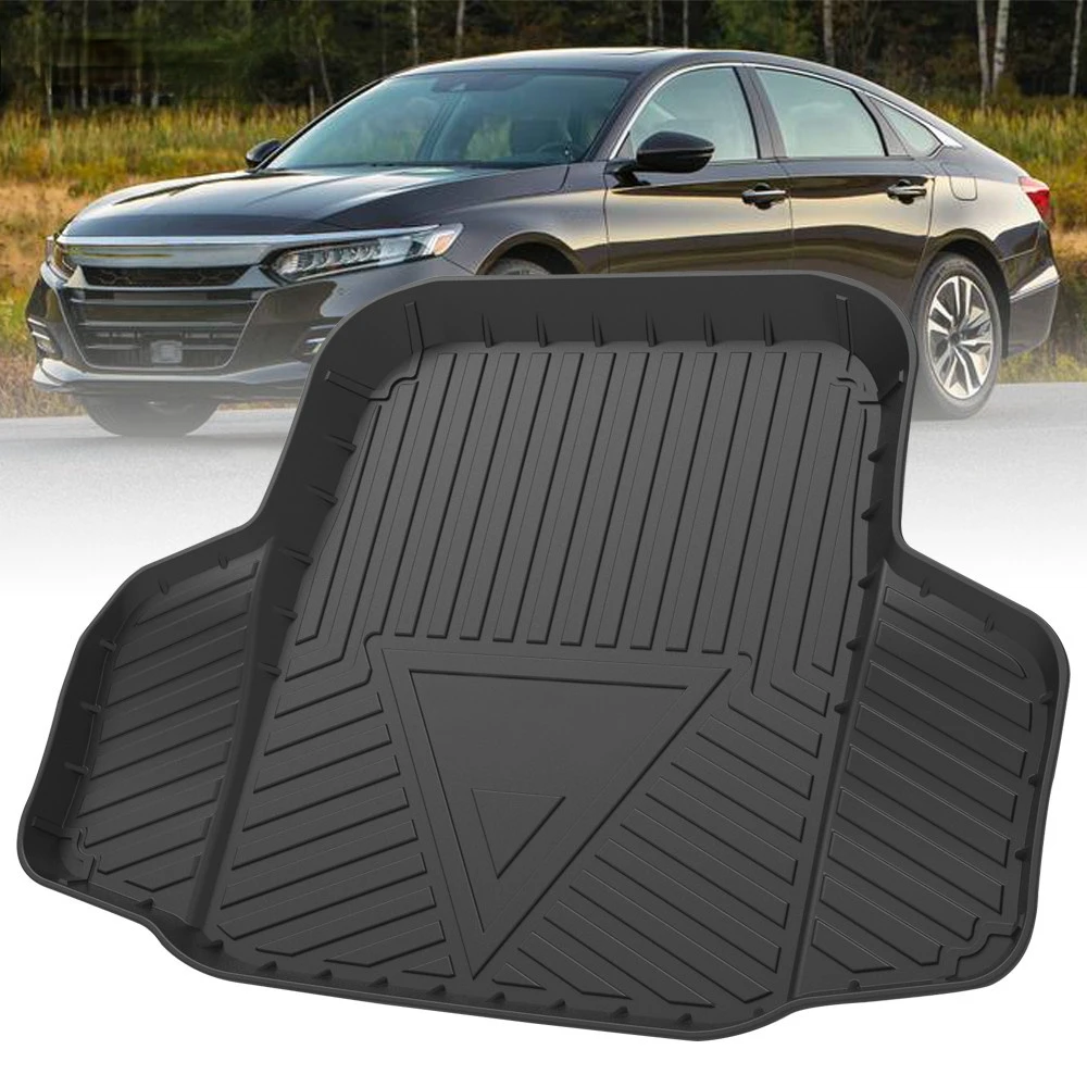 

TPE Trunk Mat For Honda Accord Sedan/Hybrid 2018-2020 Car Waterproof Non-Slip Custom Rubber 3D Cargo Liner Accessories