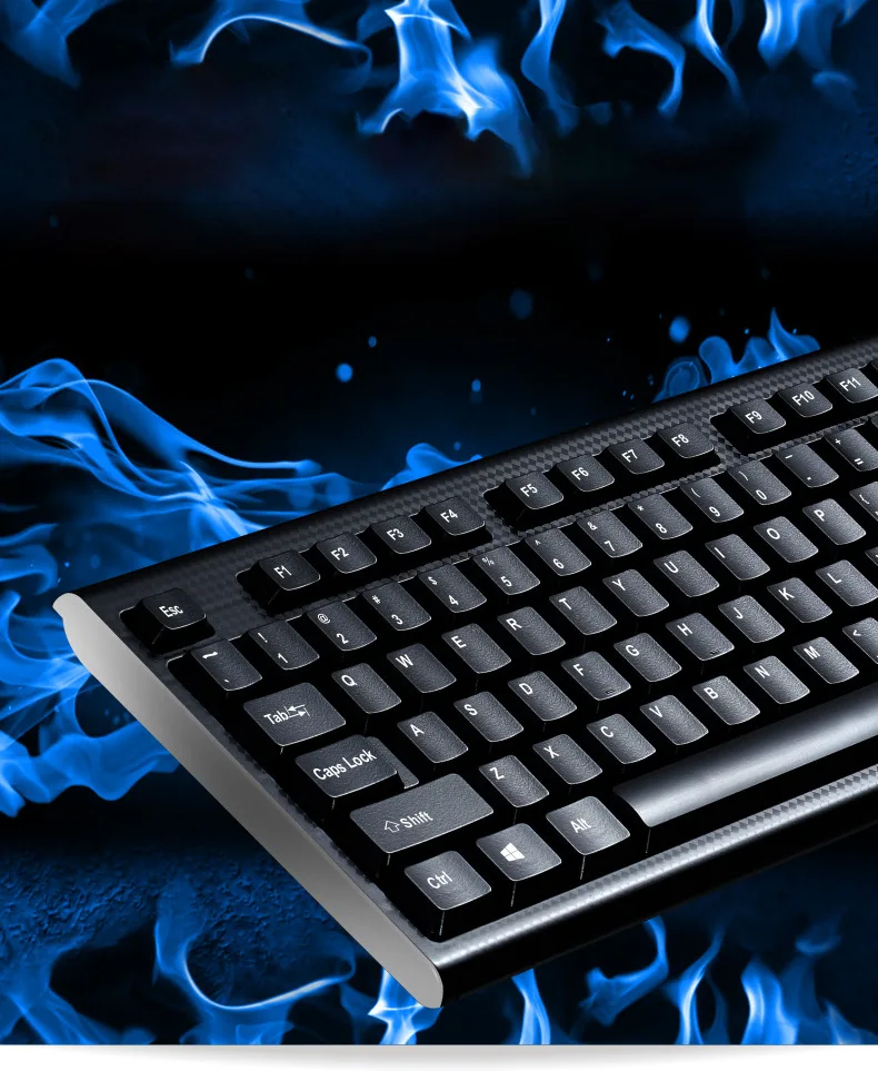 

104 Computer keyboard Q9 USB Flat/Round USB Notebook Gaming and Office Universal Wired Single Keyboard