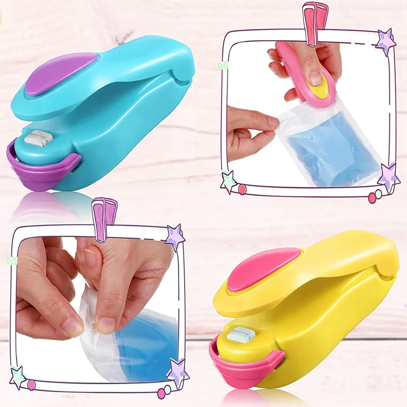

Mini Heat Sealing Machine Portable Handheld Heat Bag Sealer Bag Sealer for Plastic Bags Food Saver Storage Supplies