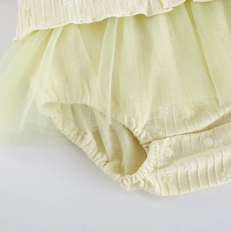 

Baby Girls Lace Dress Clothes For Newborns Infant Fashion 2021 Long Sleeve Bodysuit Romper Playsuit Kids Children Outfit Onesie