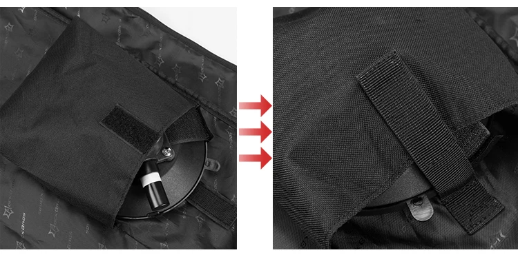 ROCKBROS Storage Bag for Bicycle Rack Suction Roof-Top 45L Large-Capacity Cycling Waterproof Bag PVC Portable Black Bike Package
