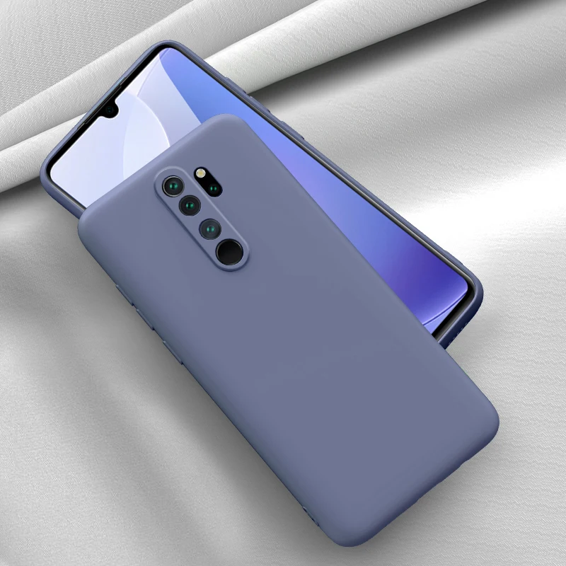 

For Xiaomi Redmi Note 8 Pro Case Liquid Silicone Soft Cover For Xiomi Xiaomi Redmi Note 8 8T Note8 Phone Case Shockproof